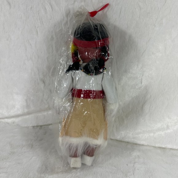 Vintage Souvenir Indian Doll Sleepy in motion Eyes in plastic - Picture 5 of 7